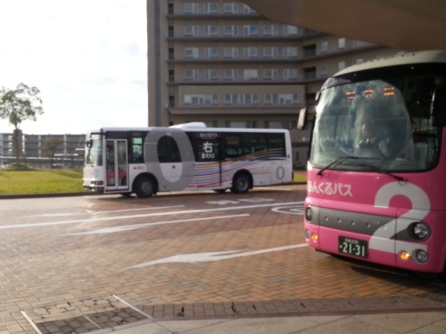 更生病院 - 桜井線バスとみぎまわり循環線バス