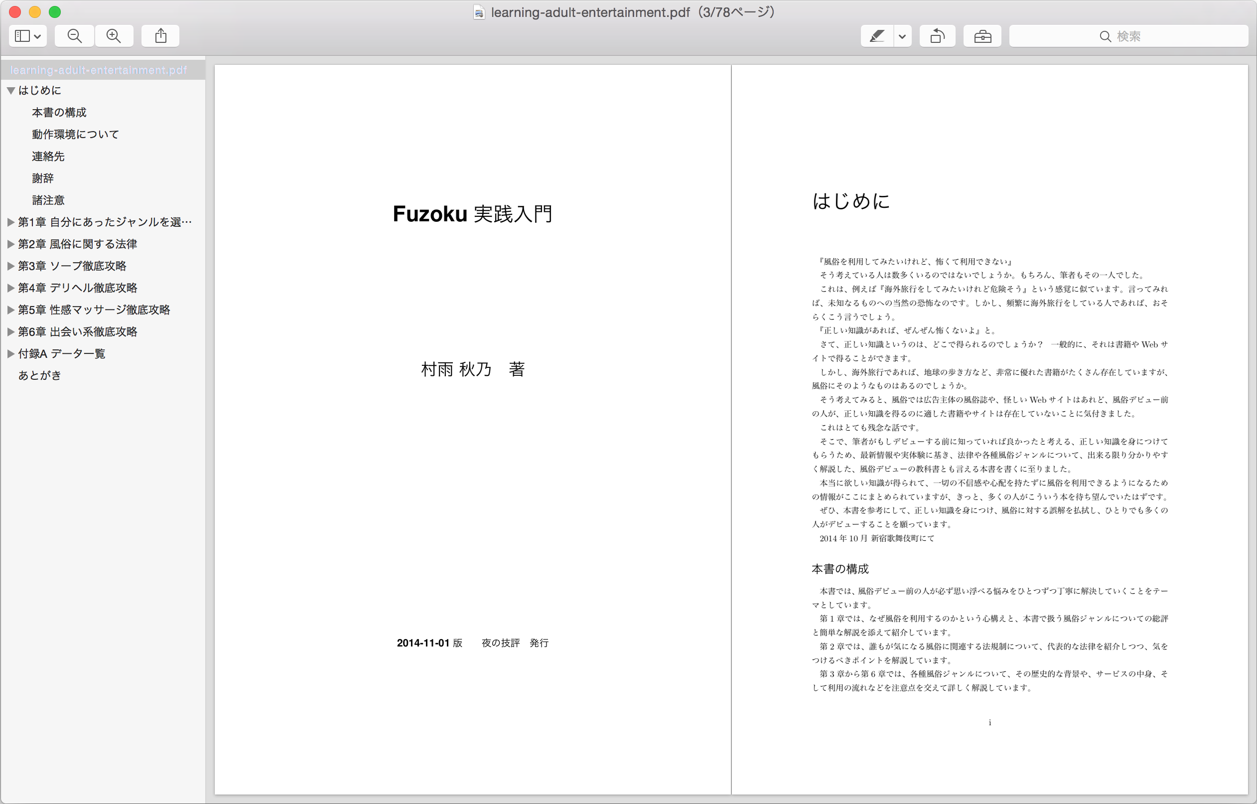 PDF版のFuzoku実践入門プレビュー