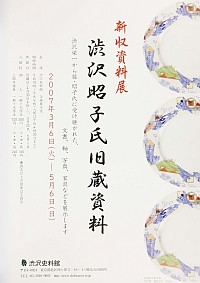 『渋沢昭子氏旧蔵資料 : 新収資料展』