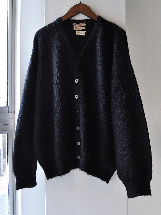 1950s Vintage Towne And King Mohair Cardigan Black ヴィンテージ黒 